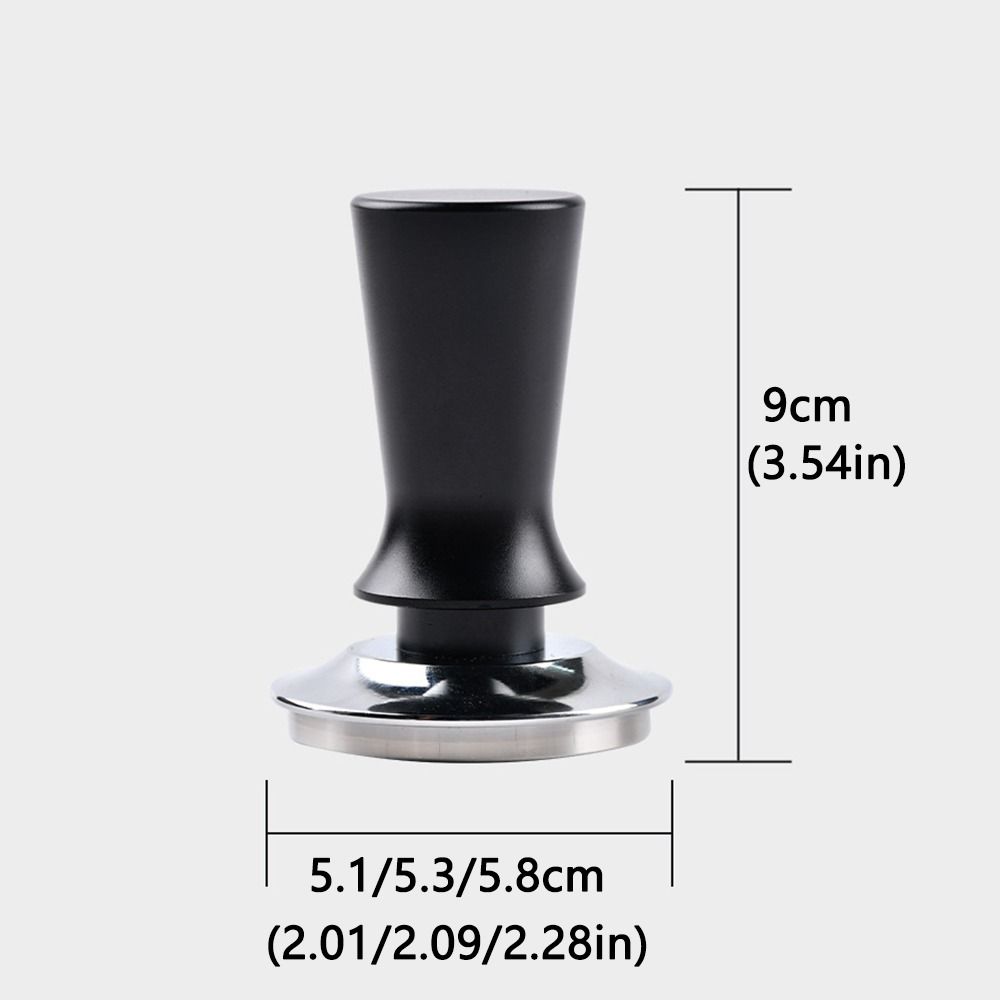Flat/Thread Base Stainless Steel Coffee Tamper Calibrated Coffee Leveler Home Brewing