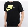 Nike Спортивная футболка с коротким рукавом и принтом логотипа для мужчин, цвет черный желтый CK2227-013