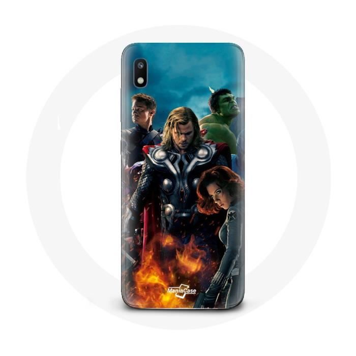 Coque pour Samsung Galaxy A10 Avengers film de super héros