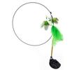Simulation Bird Interactive Cat Toy Funny Feather Bird With Bell Cat Stick Toys For Kitten Playing Teaser Wand Toy