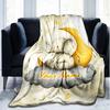 1PC Custom Name Elegant Elephant Moon Night outdooor Flannel blankets Throw Blanket All-Season Throw Gift Bedspread for Couch, Bed, Camping Holiday Bi