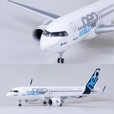 Модель самолета 47 см для Prototype Airlines 320 Neo игрушечные самолеты для мальчиков Коллекционный подарок Дисплей со светодиодной подсветкой и колесами