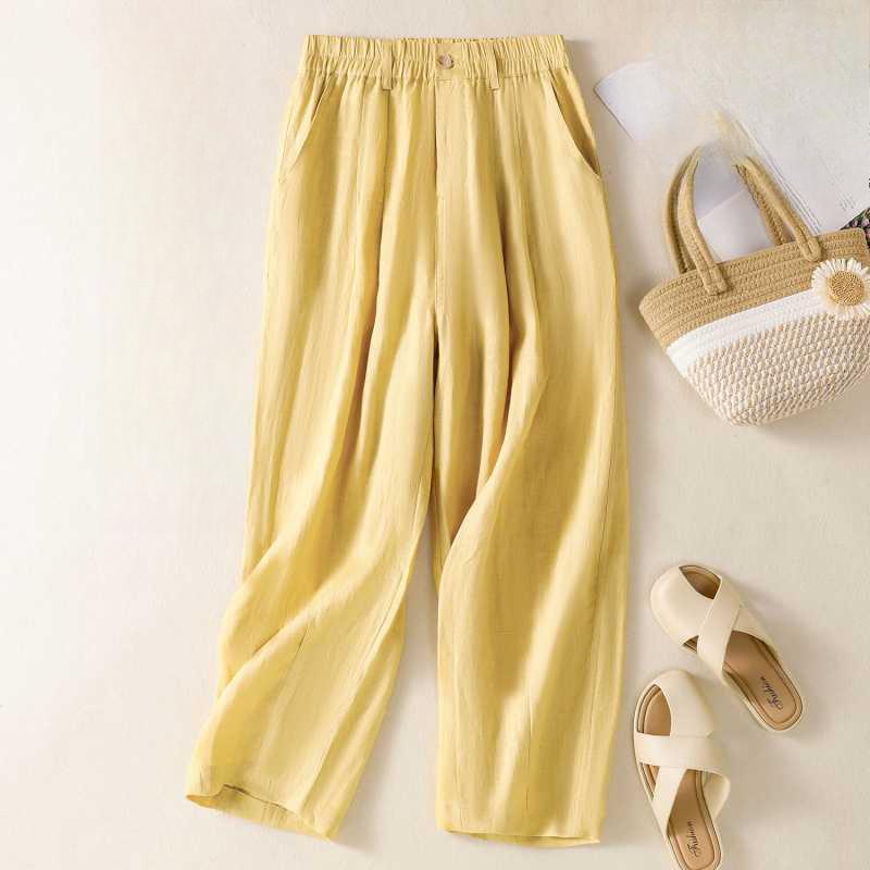 Women's Neutral Tone Wide Leg Pants