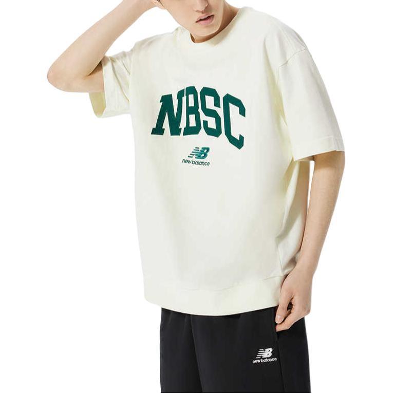 New Balance Ретро Спортивная Коллекция Футболка Мужская Кремовый 5CD25353-IV