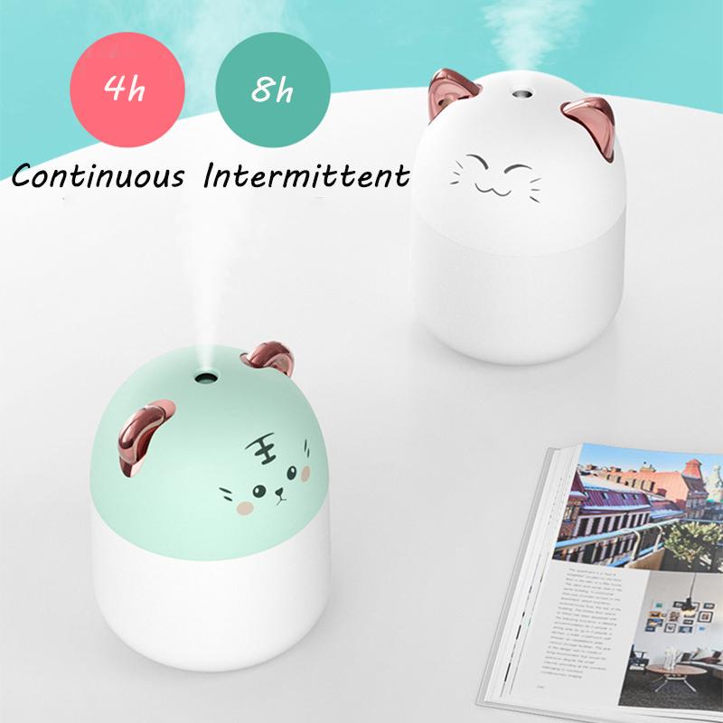 1PC Humidifier Night Light Cute Air Humidifier Diffuser Essential Oil Diffuser Air Freshener Room Aromatherapy Humidifier