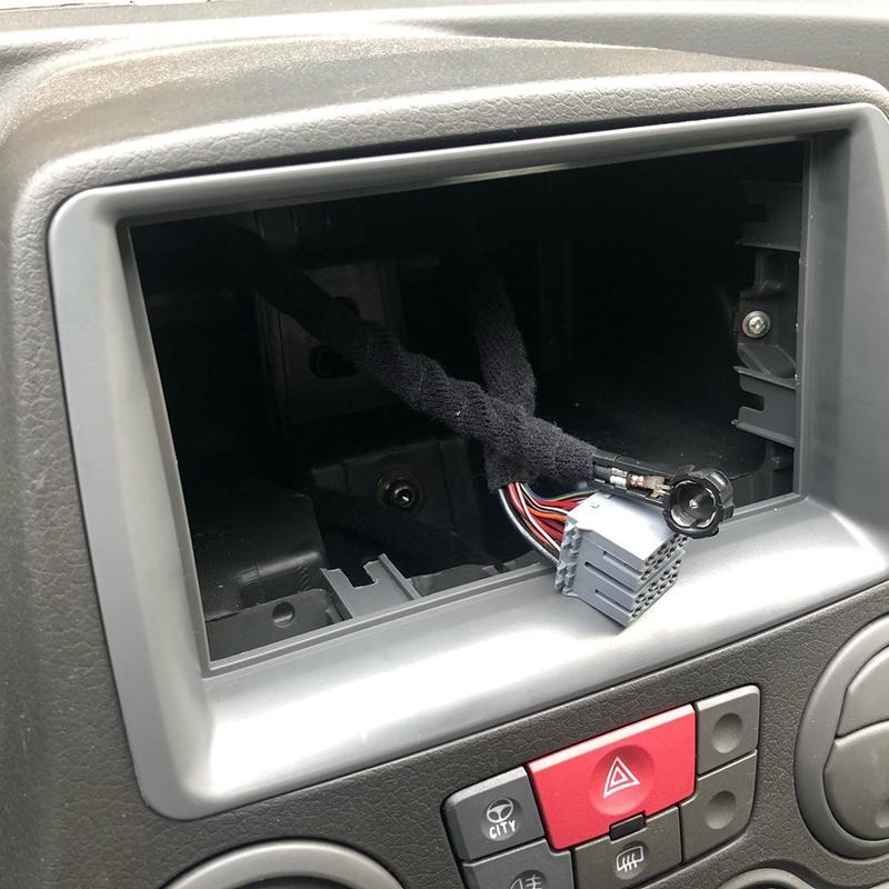 A82E-7 Inch 2 Din Car Stereo Radio Fascia Audio MP5 Installation Dash Adapter Frame Panel For 2003-2012 FIAT PANDA