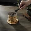 Бамбуковый подсвечник, ароматерапевтический нагреватель, держатель с ситечком из нержавеющей стали, благовония для йоги, СПА, ароматерапии