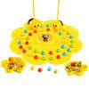 Magnetic Bee Bean Picking Game with Headband Color Cognition Kids Parents