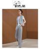 Lace Splicing Vest Wide Leg Pants 3-Piece Set