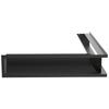 Vent Cover LUFT corner right 54,7x76,6x12 black Slim