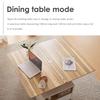 =N625P339133134W Liftable Multifunctional Coffee Table - Top Opens into 2 Tables, Large Capacity, Living Room Furniture, Office Dining Leisure Table