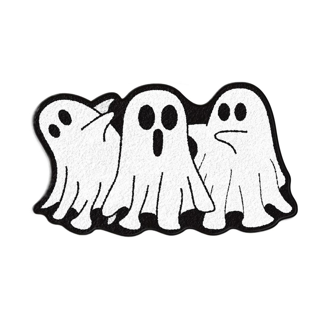 2 шт. коврика на Хэллоуин 14 дюймов X 24 дюйма, стеганые, нескользящие, для ванной комнаты, входной двери, гостиной, коврики