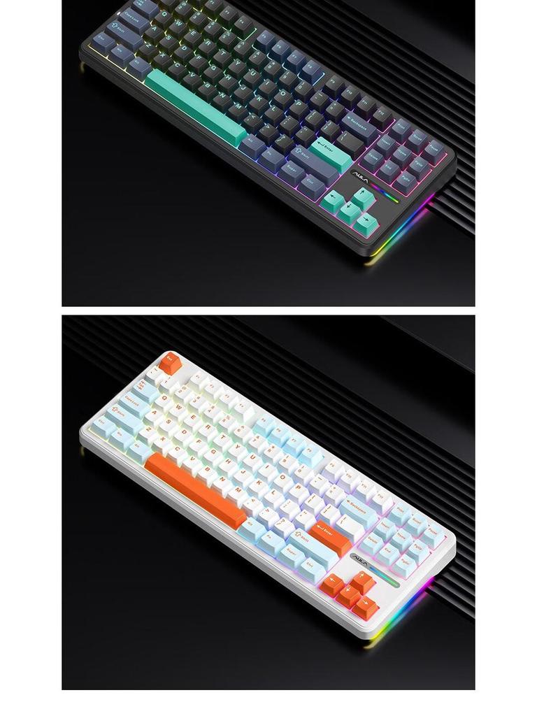 Беспроводная механическая игровая клавиатура Wolfspider F87Pro - Настраиваемая, Трехрежимная, Bluetooth, Прокладка-гаскет, С возможностью горячей замены.