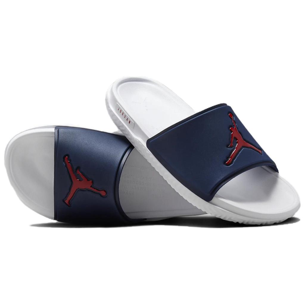 Jordan Шлепанцы Jumpman Slide темно-синие с белым и красным FQ1598-402