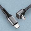 USB C кабель для быстрой зарядки плоский нейлоновый провод 60 Вт мощный поддержка быстрой передачи данных шнур типа C