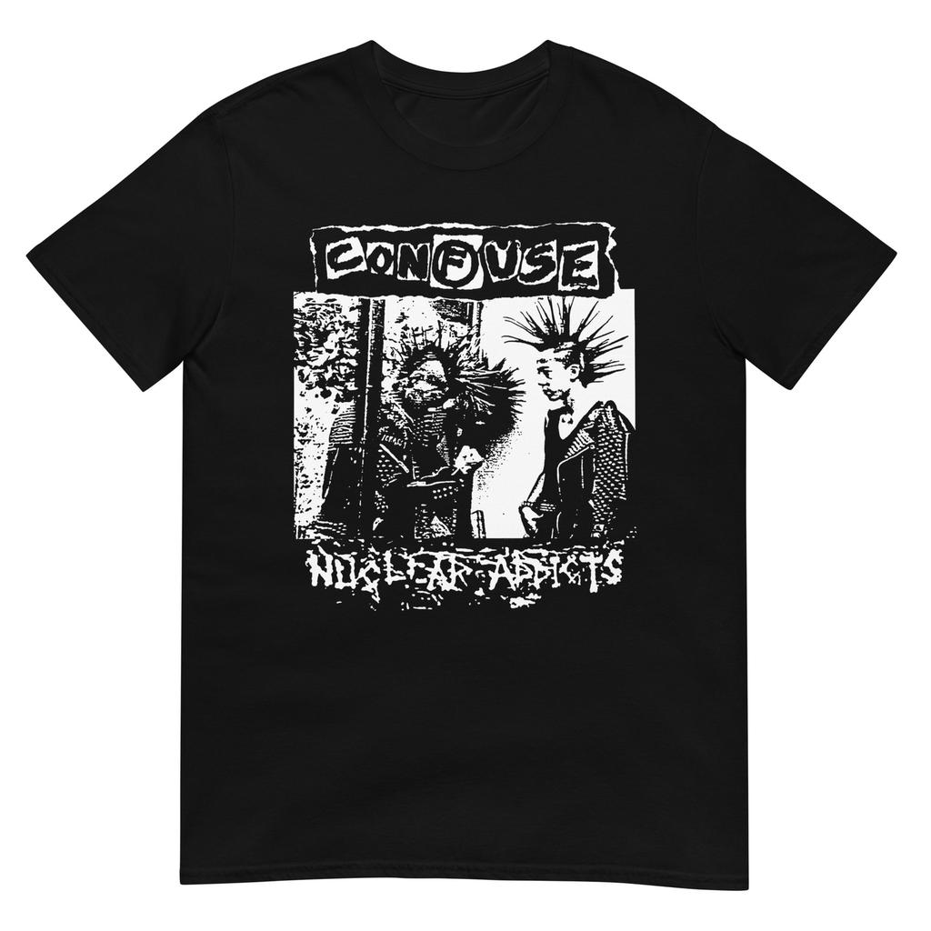 CONFUSE - NUCLEAR ADDICTS - PUNK T-Shirt Japanese Punk Hardcore 80's Disorder