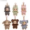 Новый стиль Очаровательная семья Животное 2.0 Плюшевая игрушка Несколько стилей для сочетания с одеждой DIY Кукла Виниловый ПВХ Лицо Подвеска Брелок Подарок для ребенка