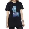 Disney Princess Womens/Ladies Cinderella Filled Silhouette Cotton Boyfriend T-Shirt