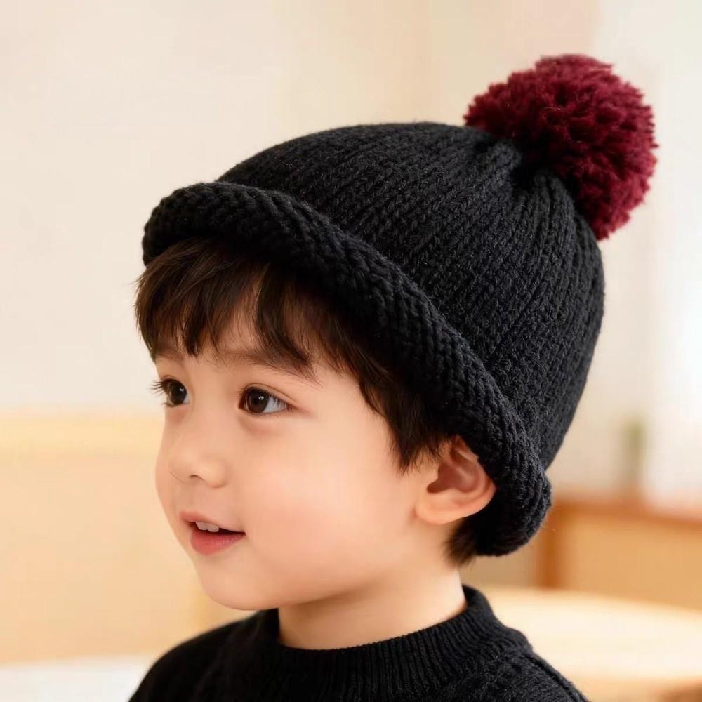 Windproof Children Head Cap Keep Warm Beanie Cap Comfortable Kids Winter Hat Winter