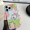 Милый щенок мальтийской породы в стиле line, чехол для телефона iPhone 17 16 15 14 13 12 11, гофрированный матовый мягкий чехол, противоскользящий
