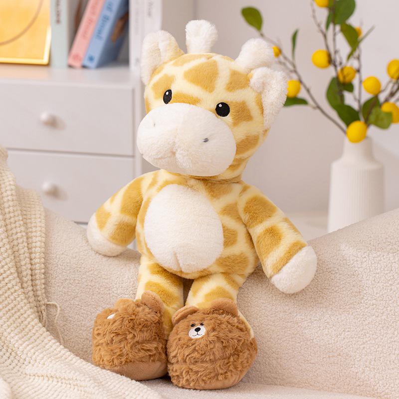 Adorable Plush Deer and Giraffe Doll - Perfect Birthday Gift for Girls