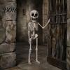 Halloween Party Supplies Posable Skeleton Decoration, 41 Inch Full Body Hanging Human with Decorative for Fireplace Movable Joints Yard Garden