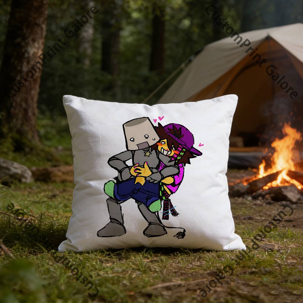 Skaterlight Infected Lampert Pillow Cover Polyester Square Cushion Case 45 cm Decorative for Home Couch Bed Car Decor