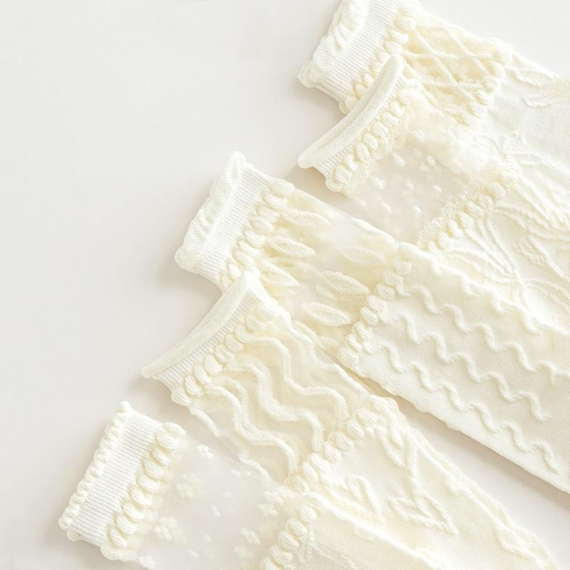 Baby Girls Socks Toddler Newborn Stocking White Socks Kids Japanese Stocking Lace Summer Girls Outdoor Accessories