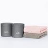 Подарочный набор из 2 полотенец для ванной Nurture Towel цвета Grey x "Feel" (Лунный Лотос)