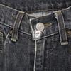 Levi's 80s 503-0259 Tapered Denim Pants W29 Black Series Jeans Men's Used