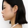 Geegee [silver925] Circle One Touch Earring
