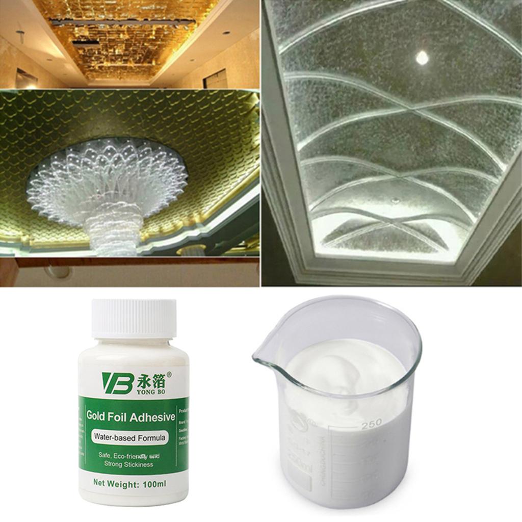 100 мл портативный клей для позолоты листы золотой фольги клей для позолоты для сусального золота ремесла бумага для украшения дома простота в использовании