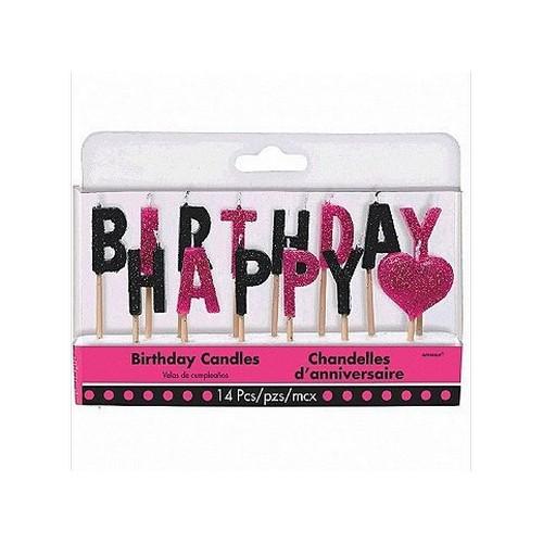 Amscan Сказочные свечи с днем рождения (Пакет из 14)