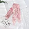 New Summer 130*7 Ins Small Hairband Lovely Print Long Silk Scarf Wrist Ribbon Skinny Scarf For Women