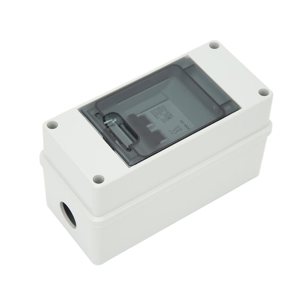 Circuit Breaker 2P 1000V DC 63A Isolation Switch with IP65 Waterproof Box for PV Solar System
