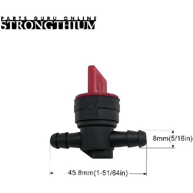 ШЛАНГ ТОПЛИВНОЙ МАГИСТРАЛИ STRONGTHIUM 1/4 ДЮЙМА С КОМПЛЕКТОМ ХОМУТОВ, КЛАПАНОВ И ФИЛЬТРОВ, СОВМЕСТИМЫЙ С МАЛЫМИ ДВИГАТЕЛЯМИ BRIGGS & STRATTON, CRAFTSMAN, MTD, KAWASAKI, KOHLER