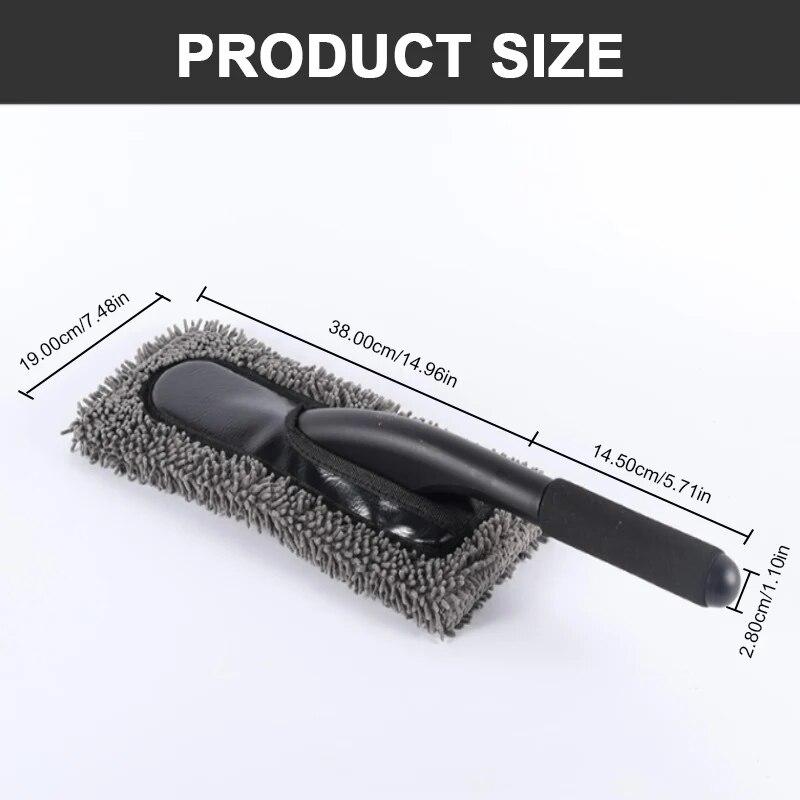 Швабра для очистки автомобиля SEAMETAL, щетина для удаления пыли, сильное водопоглощение, восковая швабра для чистки автомобиля, щетки, аксессуары для мойки автомобиля