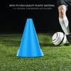 6pcs 18cm Soccer Training Cone Football Barriers Plastic Marker Holder Accessory (Red)