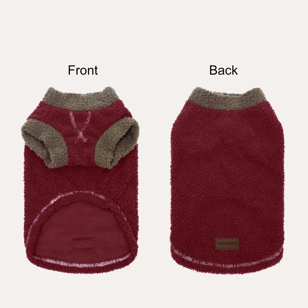 Small Dog Sweater Vest, Winter Cold Weather Warm Pullover Fleece Dogs Jacket Sleeveless Puppy Clothes Fleece Coat Jacket