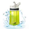 AceCamp BPA-Free Kids' Plastic Water Bottle with Straw, TRITAN Clear Water Bottle, 350ml, Green