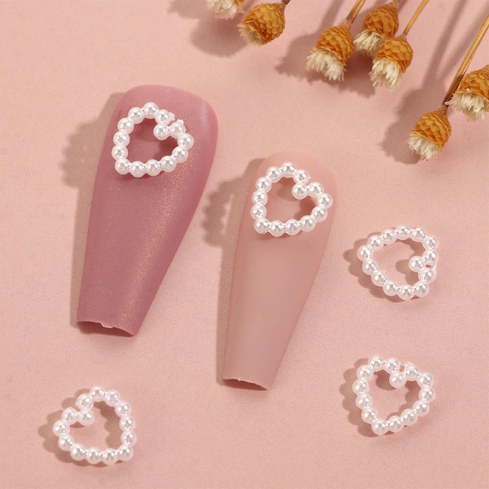 Design Vintage Charm 3D Nail Jewelry Manicure Accessories DIY Nail Art Pearl Nail Art Decoration