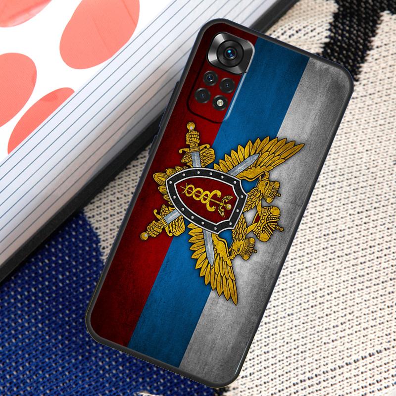 Чехол с логотипом Национальной полиции России для Xiaomi Redmi Note 11 10 8 9 12 Pro Note 11S 10S 9S 8T Redmi 10 10C 12C 9C 9T Cover