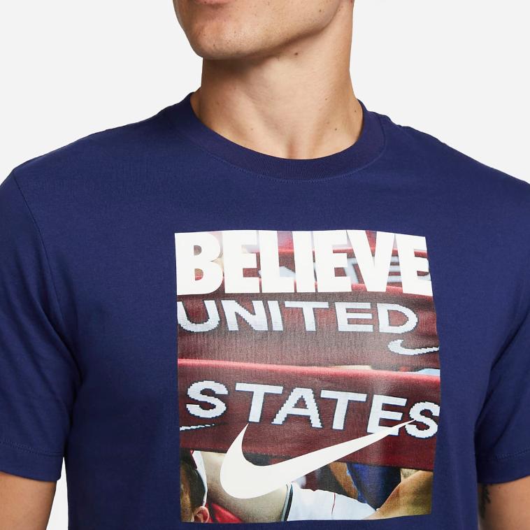 Nike USMNT Believe Men's Short-Sleeve T-Shirt Loyal Blue DX4194-421