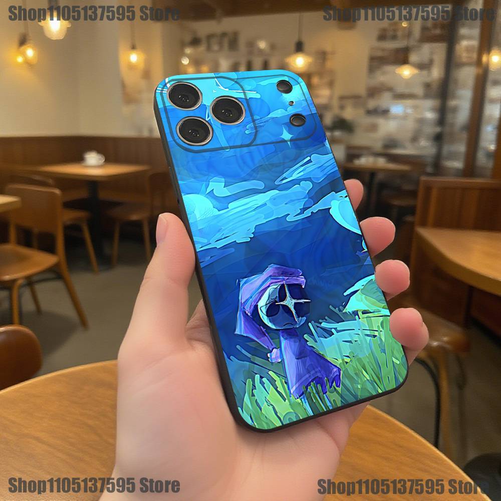 Чехол для телефона Dandys World Astro для iPhone 17,16,15,14,13,12,11,Pro,XS,Max,XR,Plus,E,SE4,Mini Черный Мягкий Чехол
