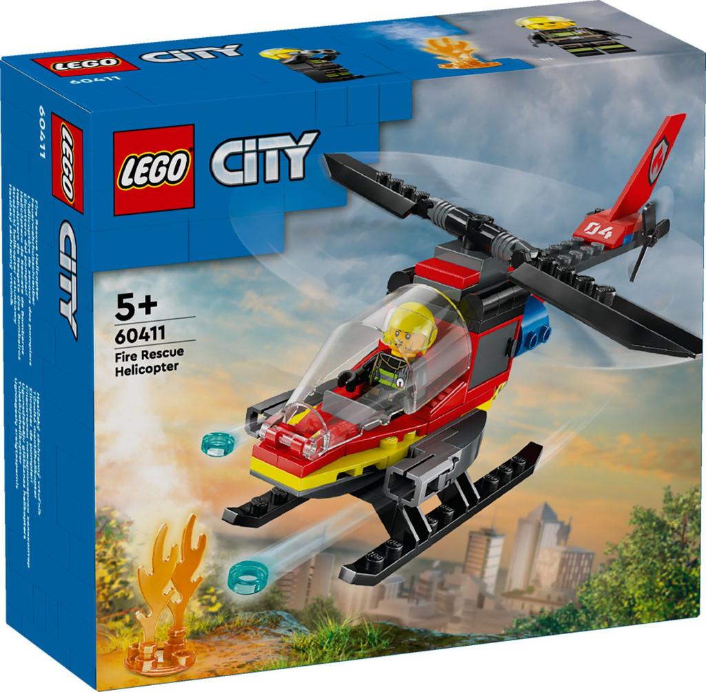 Lego City 60411 Пожарный спасательный вертолет