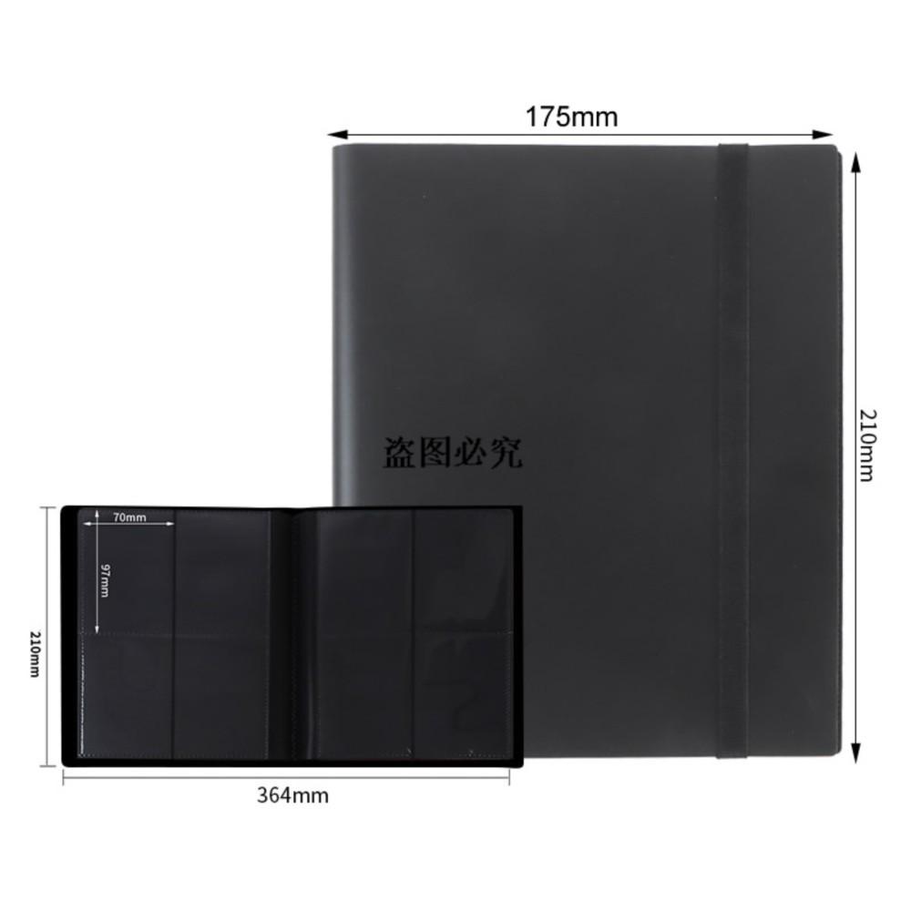 4/9Pocket Trading Card Holds 160/360 Cards Durable PP Cover Ideal For Basketball Baseball Sports Card Book Sleeve Binder