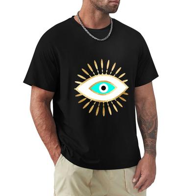 Evil Eye Art Tshirt Breathable Workout Short Sleeve Top