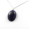 Stones and Minerals. Lapis Lazuli Necklace. 63.47 Ct. Oval Shape..