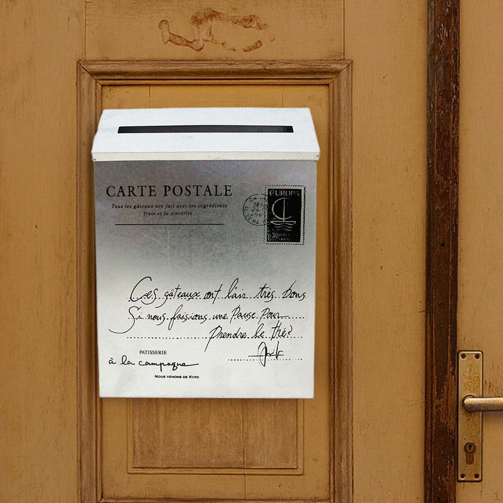 Contemporary Wall Mounted Mailbox for Stylish Outdoor Decor