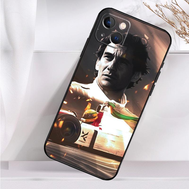 Чехол для телефона Ayrton Senna F1 Racing для iPhone 14 13 12 11 16 15 Pro Max Plus Mini 7 8 X XR XS Max, мягкий чехол